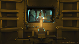 Illustration for article titled The Sentinel of Liberty swings into action in new Captain America concept art